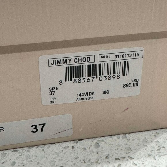 Jimmy Choo Women's Virtue Shimmer Snake Print Heels Size 37 - Picture 7 of 8